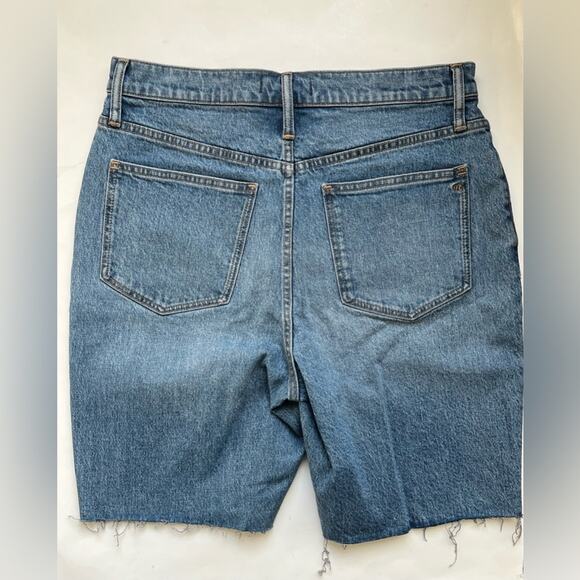 Madewell High rise long denim shorts 29 NWT - Picture 5 of 10